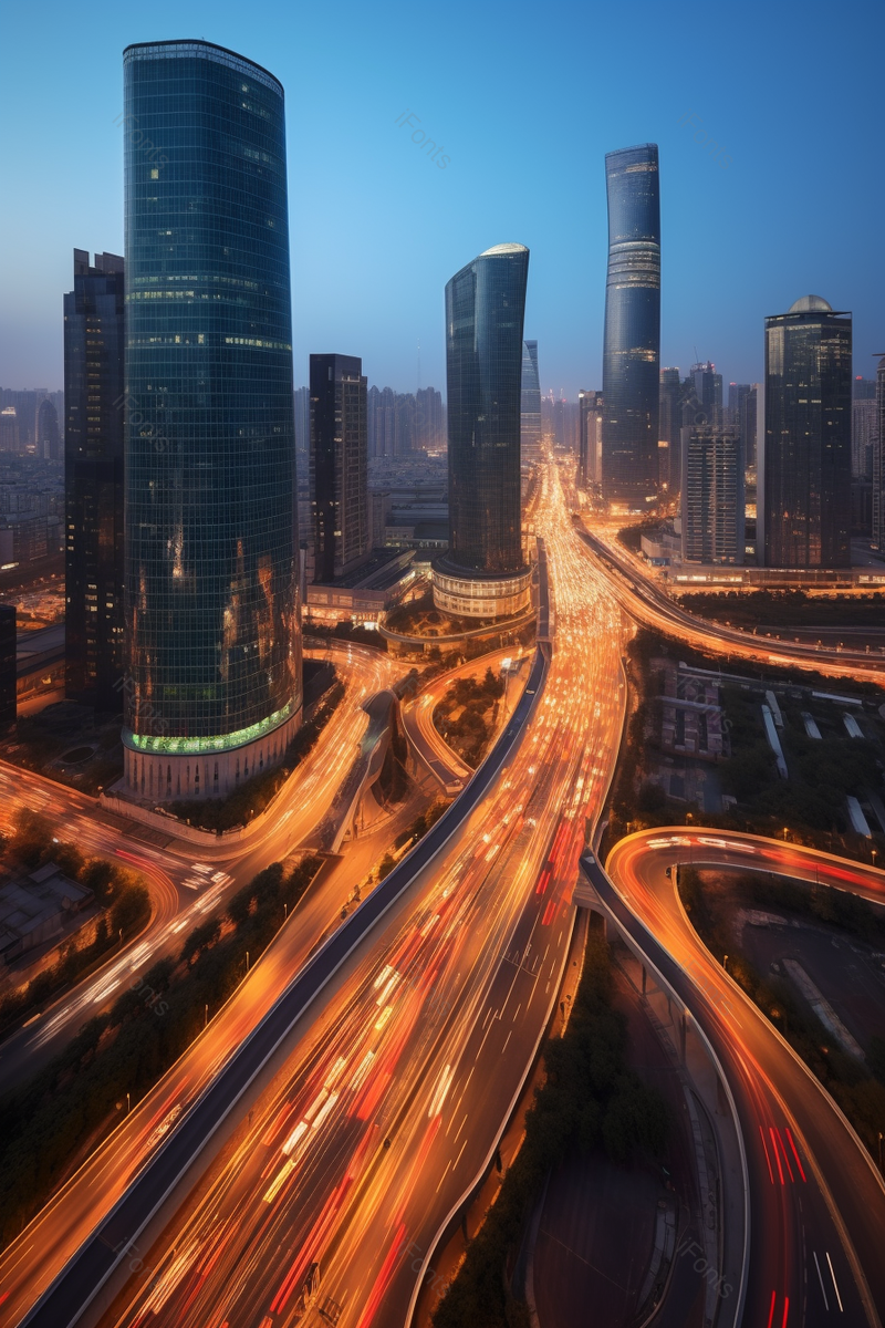 车流灯光城市建筑高清背景图,高清,摄影图,摄影图片,图片大全,摄影图免费下载